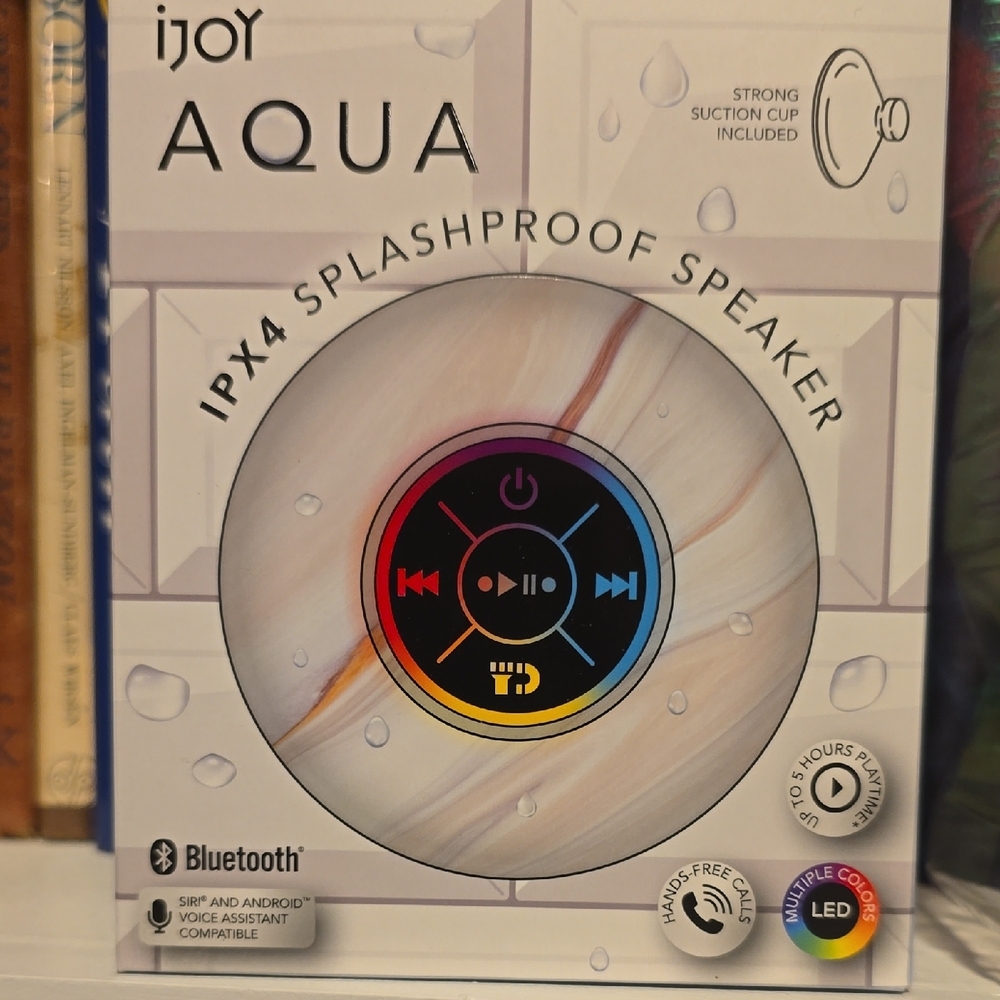 Aqua Splashproof Speaker - Multi-Color